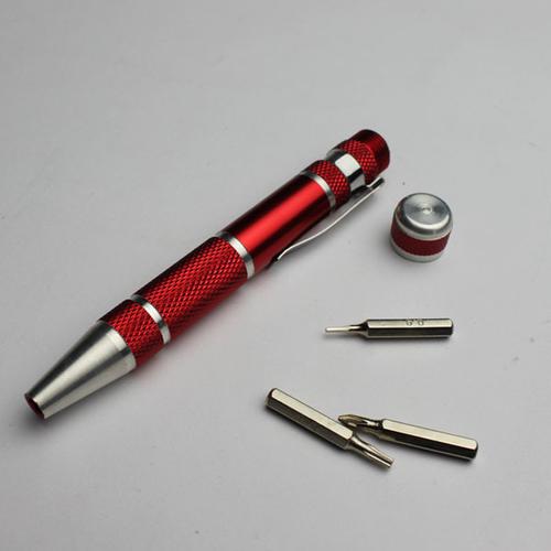 带灯金属工具笔